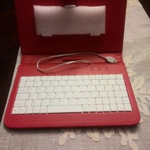 Red Phone & Keyboard Case